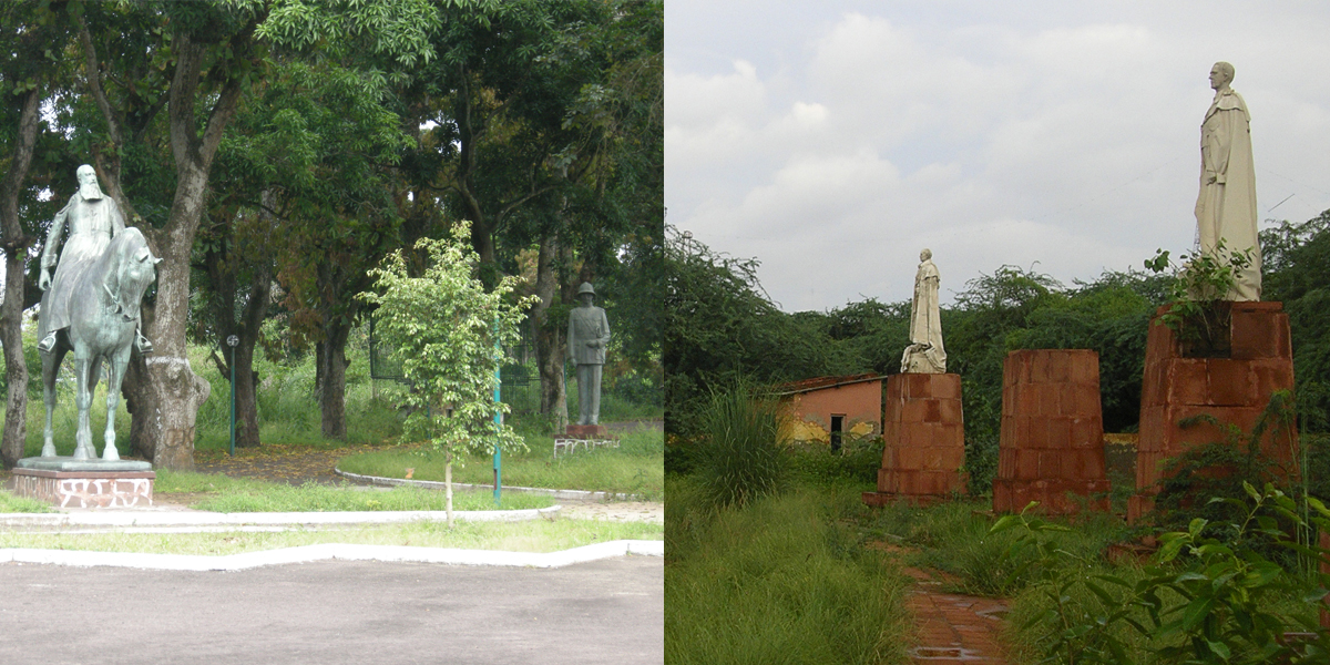 Colonial monument park Delhi & colonial museum Kinshasa