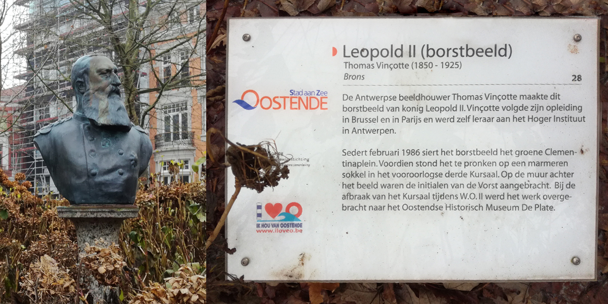 Borstbeeld Leopold II – Oostende